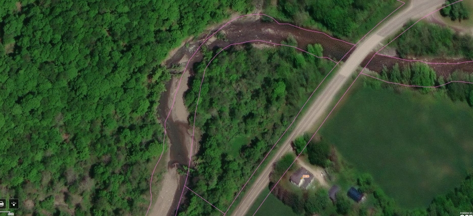 Aerial of Otto Stadial Site - source: Cattaraugus County Parcel Viewer