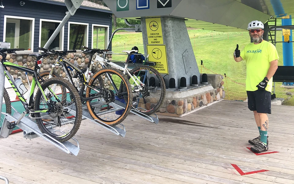 Bike Lift at HoliMont bike park (2019)