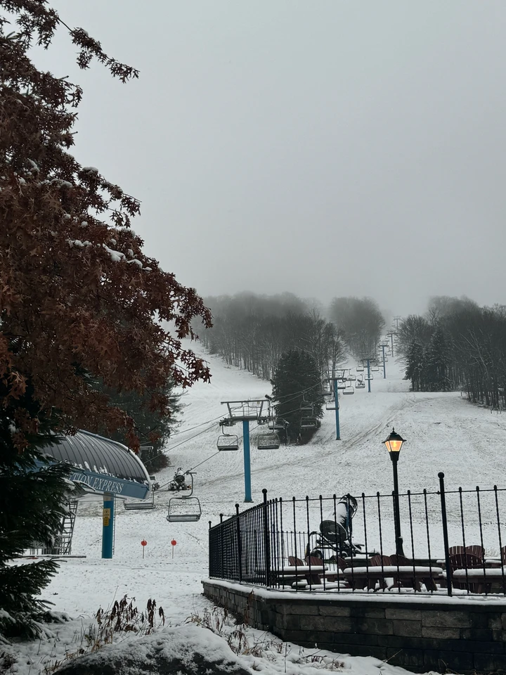 HoliMont's first snowfall of 2024